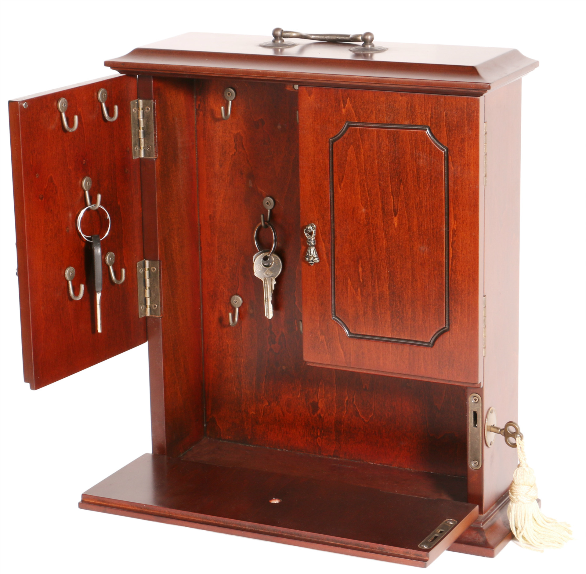 钥匙柜木质 钥匙收纳盒家用钥匙柜厂家