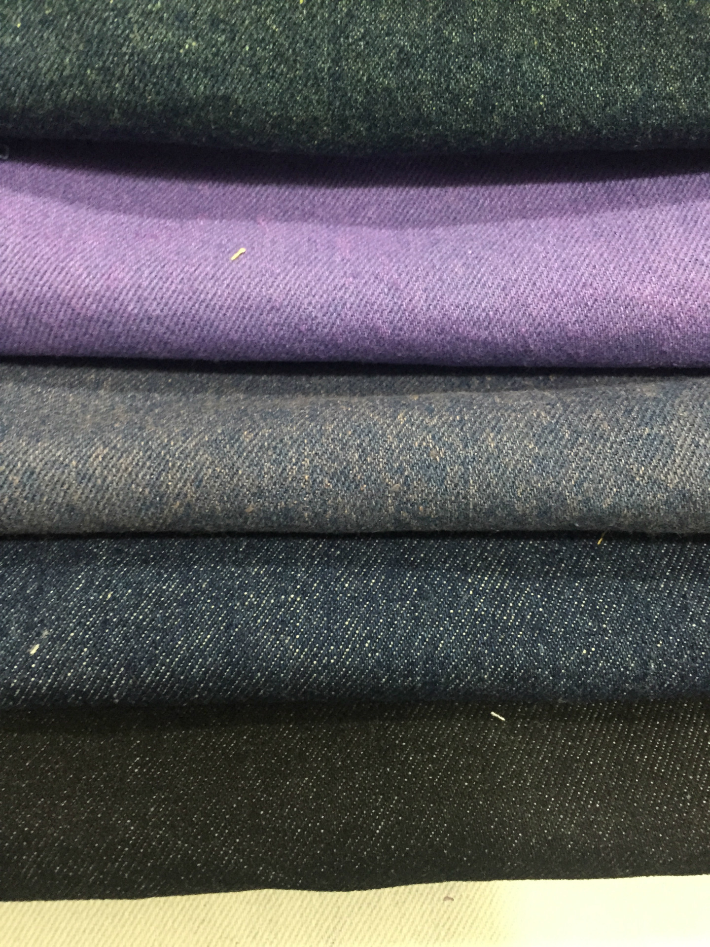 10oz 10*10 盎司 服装 多色 水洗 套色 工作服 牛仔布 面料 热销