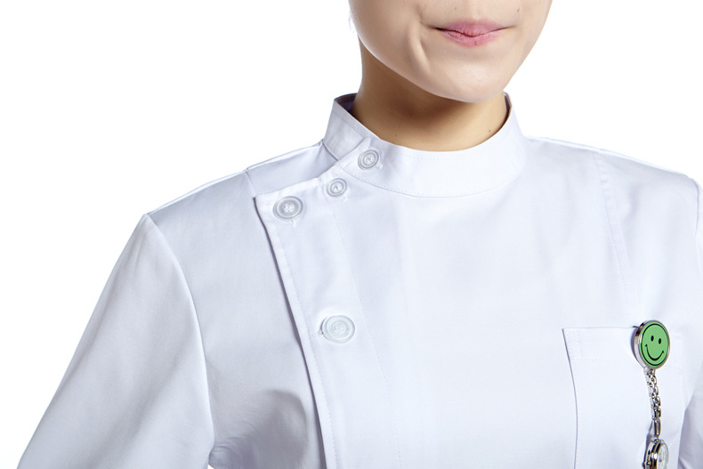 新颖医用护士服医生服白大褂长袖定做实验室工作服美女写真集1