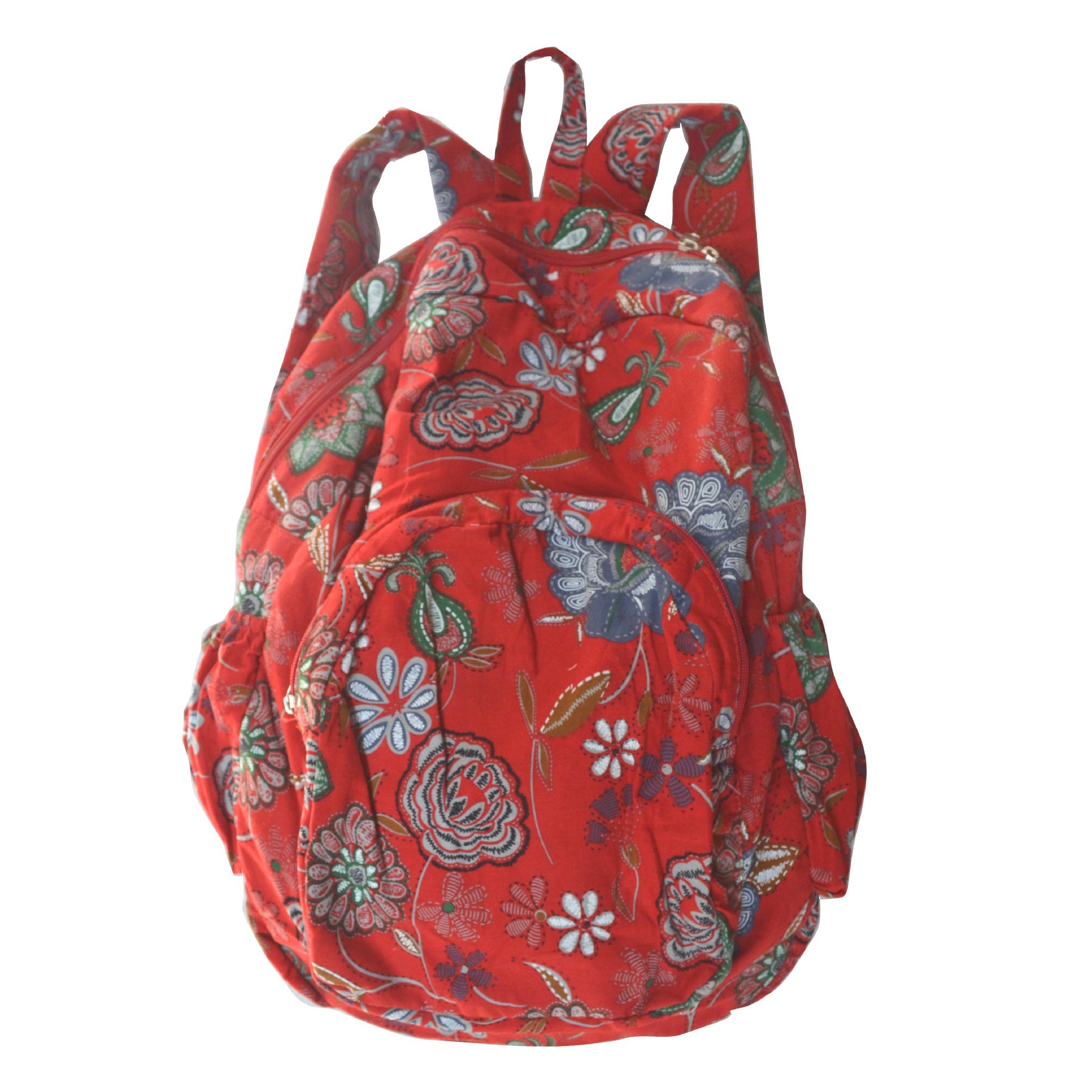 跨境货源 厂家直供 时尚休闲布包女式韩国布包花布背包双肩波士顿