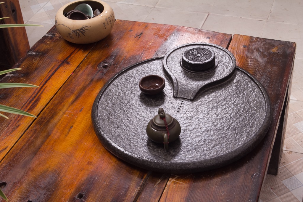 特价大号乌金石茶盘茶具黑金石茶海功夫茶具排水茶台手工雕刻批.