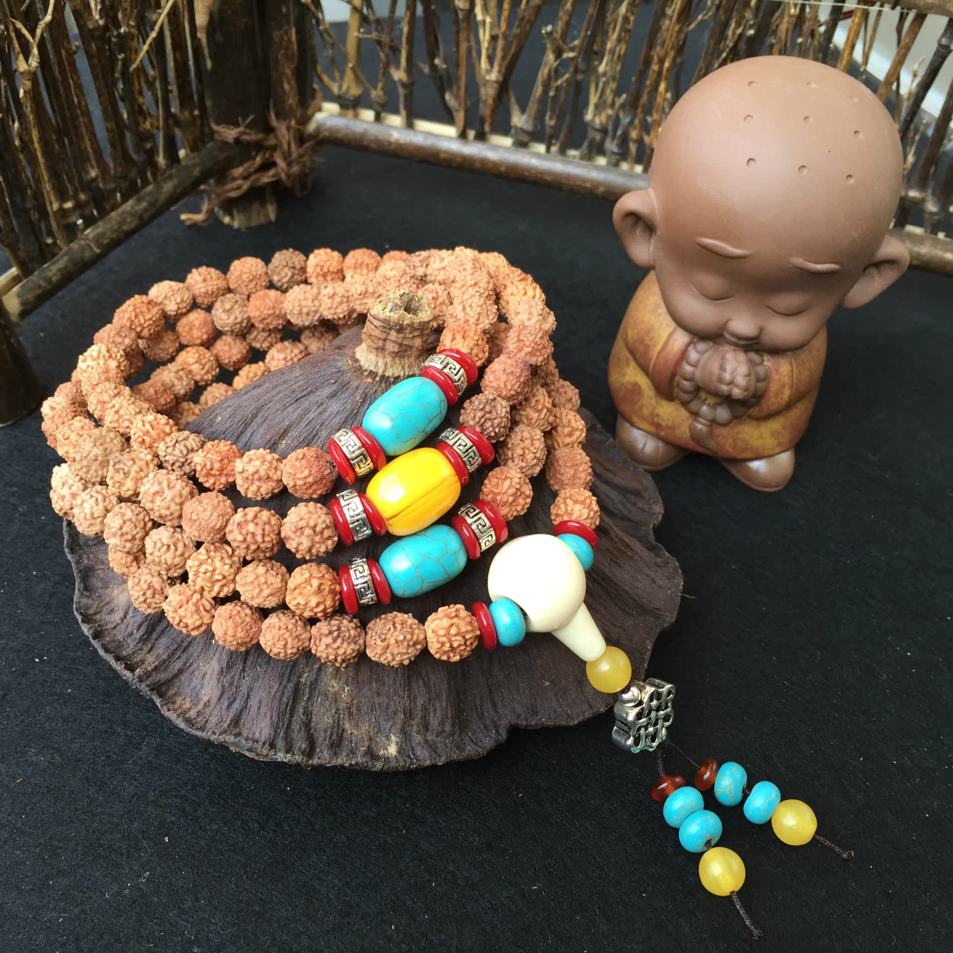 金刚菩提批发 五瓣金刚菩提子8x108粒手串 情侣款 佛珠 念珠