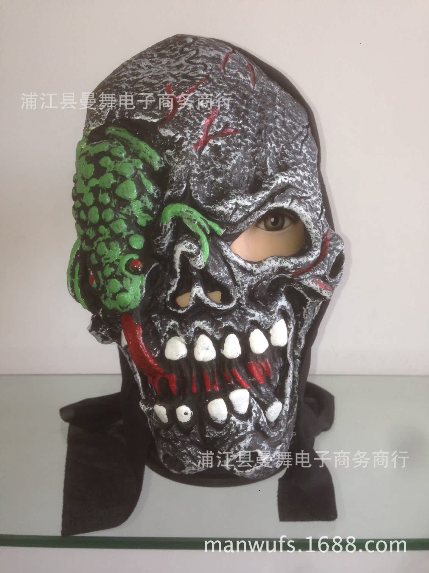 批发 万圣节鬼节面具 恐怖鬼脸面具 手刷鬼面具 cosplay面具