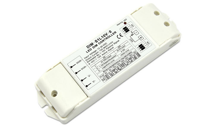 0-10v调光器 支持0-10v/1-10v调光 多功能开关 调光曲线选择功能