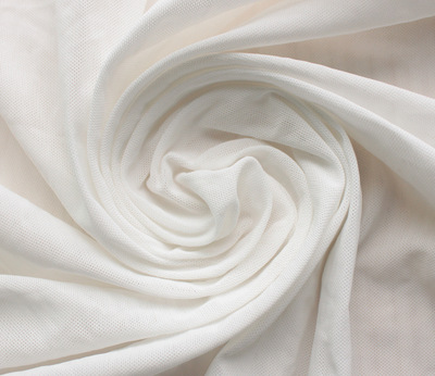 内衣针织面料 尼龙弹力网眼布 70210锦氨网布 六角网眼布 白色