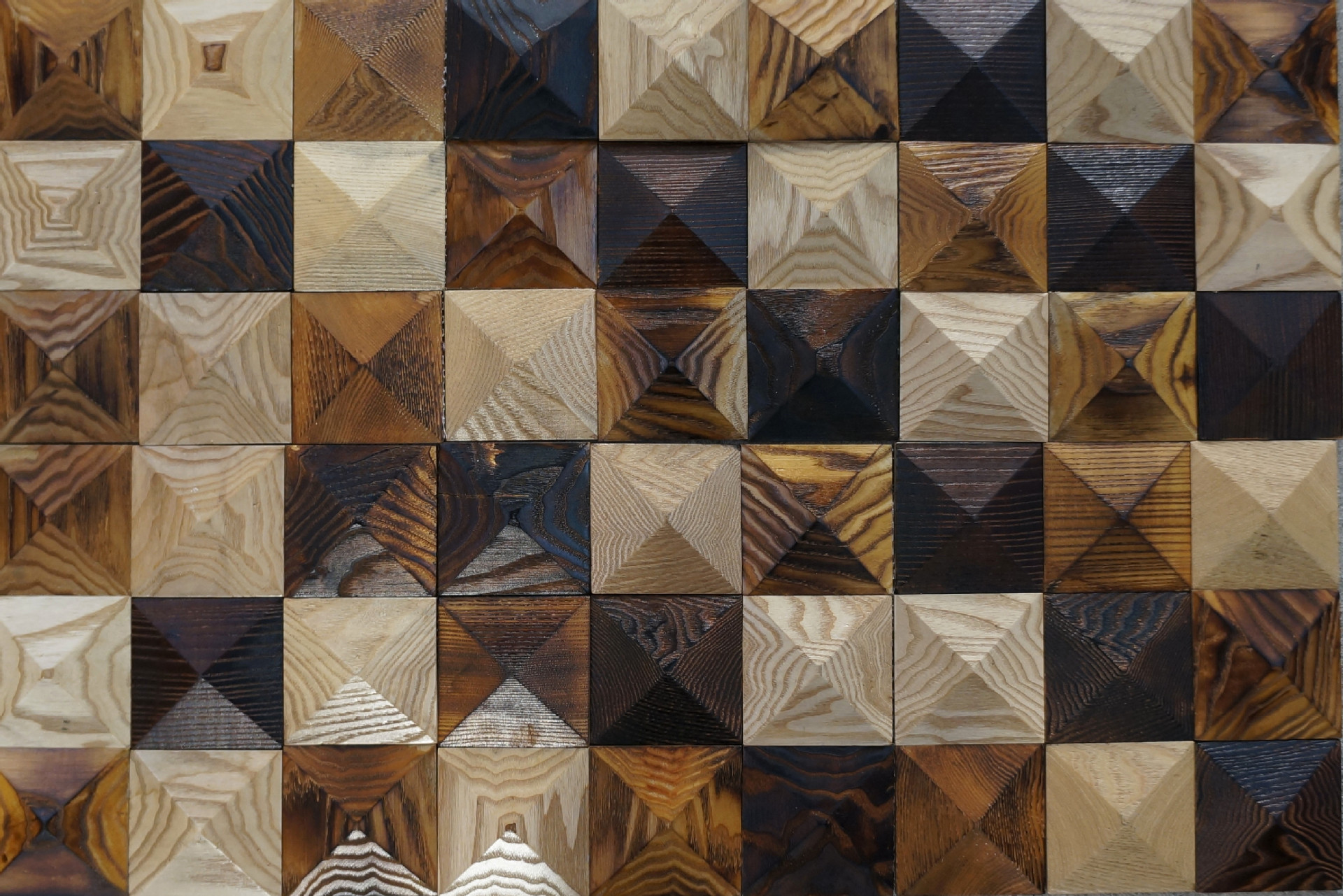 马赛克装饰板 电视背景墙面原木装饰板餐馆复古老船木马赛克墙板