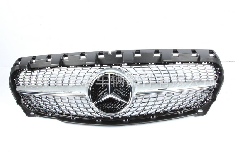 长期供应 适用奔驰cla级中网新款银色 汽车电镀中网批发