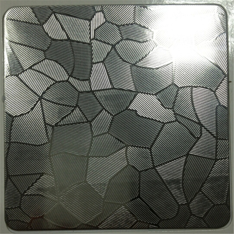 5mm冰竹纹不锈钢板 304不锈钢机器设备外壳花纹板