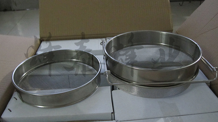 美式不锈钢双层过滤网筛蜂蜜过滤器可伸缩养蜂用具厂家批发