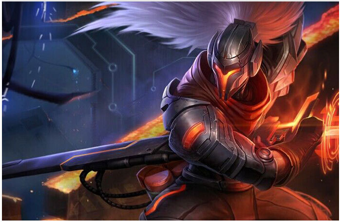 大号无极剑_英雄 亚索无极剑圣源计划林 枪色