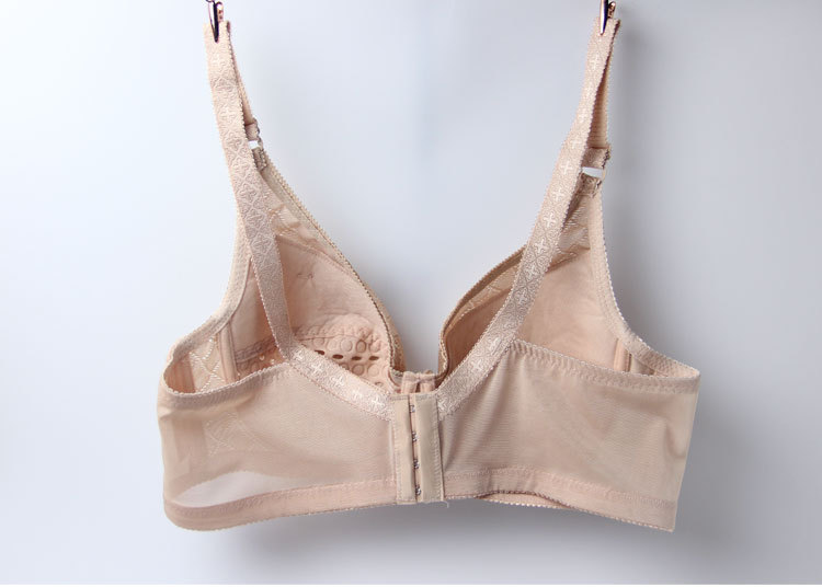 厂家直销 女士锦纶超薄透气舒适大码文胸 大妈棉质大罩杯内衣