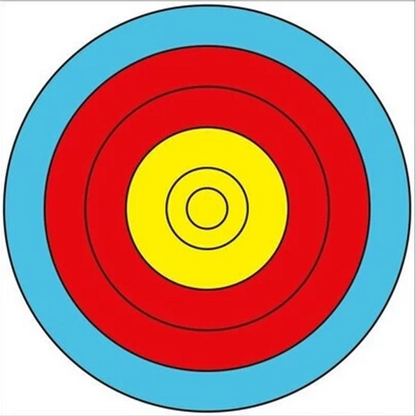 厂家直销 射击用品 体育比赛 60x60cm 靶纸