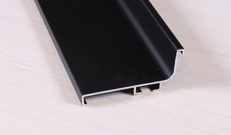 l型嵌入式抽屉门铝合金免拉手 家具封边免拉手 厂家定做生产