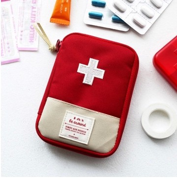 Korean Travel Household Portable First Aid Kits Portable Small Herb Bag Small Storage Bag Medicine First Aid Kits Emergency Bag