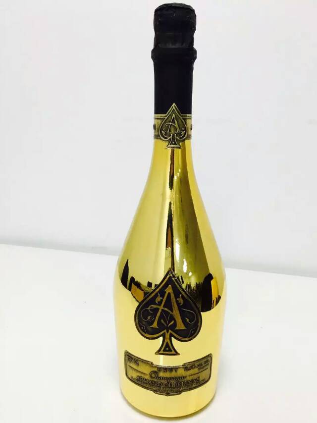 黑桃a香槟酒黄金版champagnearmanddebrignacbrutgold