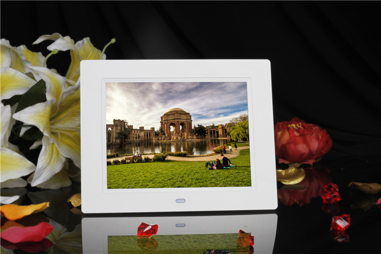 优可视8寸数码相框多功能数码相框电子相框相册可视频音乐相框