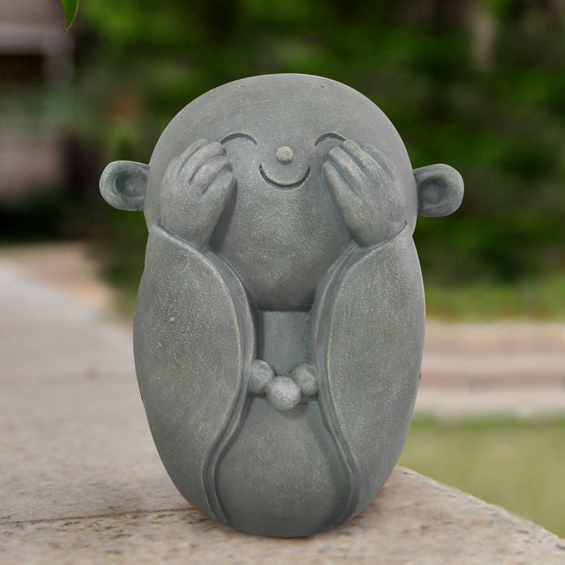 复古文艺装饰石膏工艺品 阳台家居 创意雕刻石膏饰品摆件套