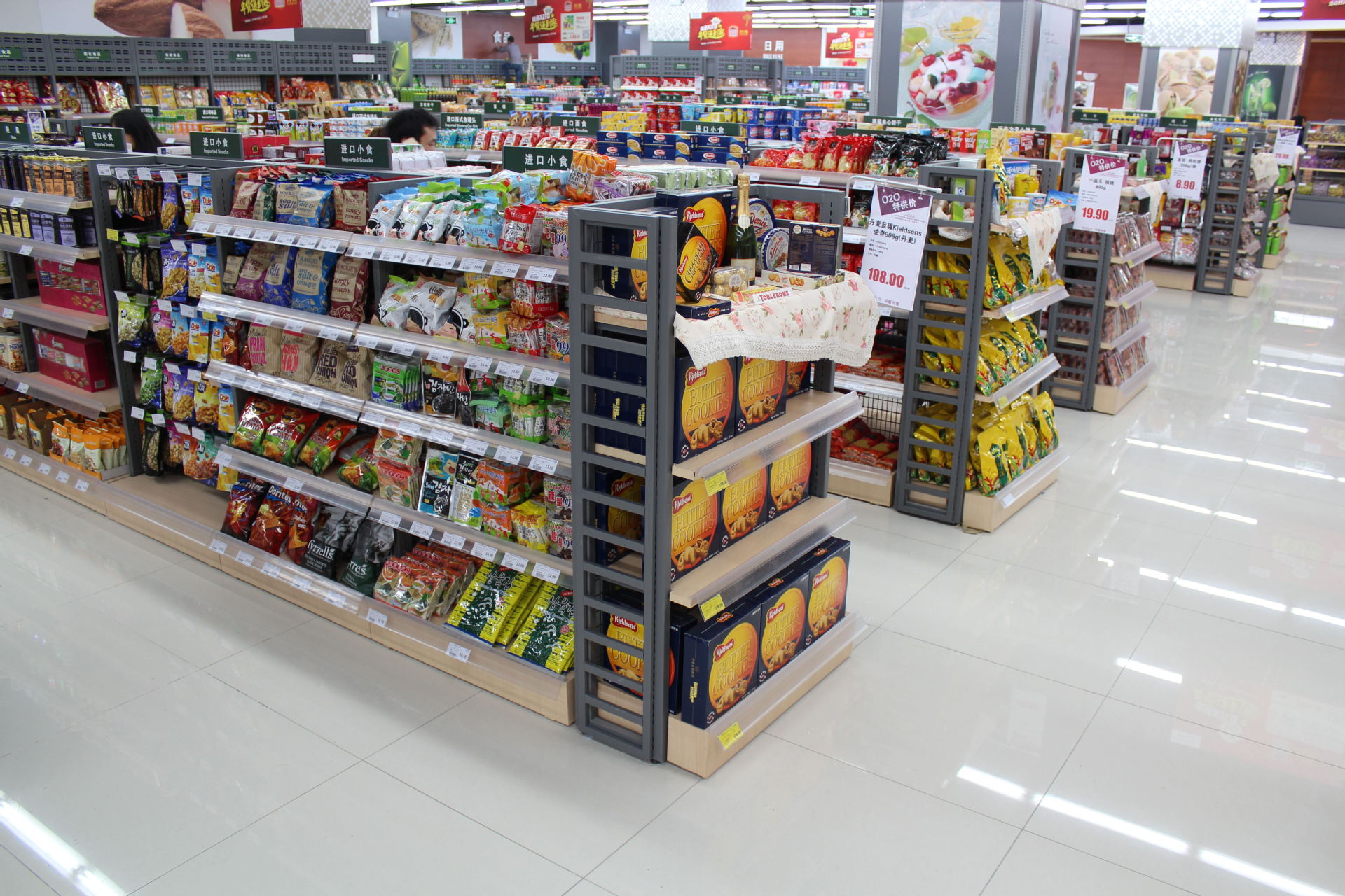 上虹超市货架 精品店货架 便利店母婴店货架 单双面进口商品货架批发