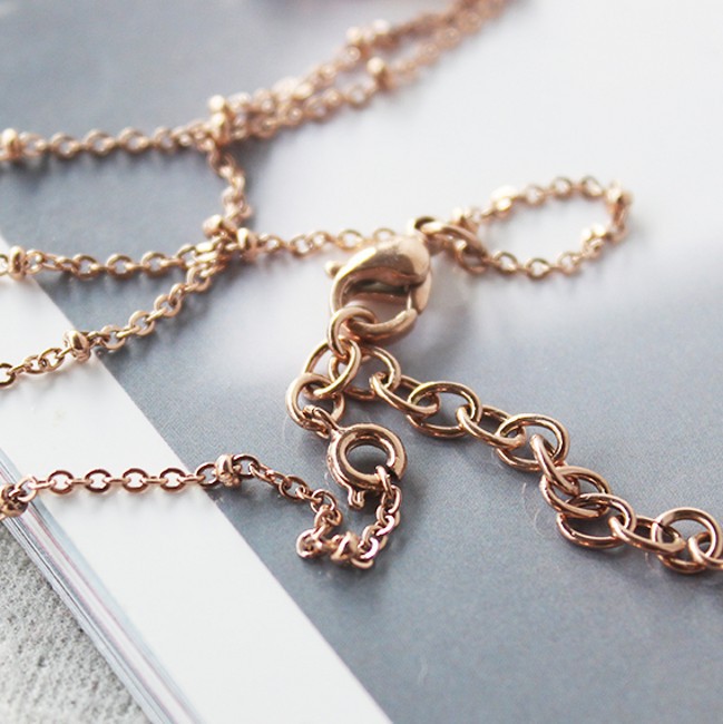 欧美风格 钢镀金软陶泥工艺镶嵌水晶钻 花朵贝壳 项链