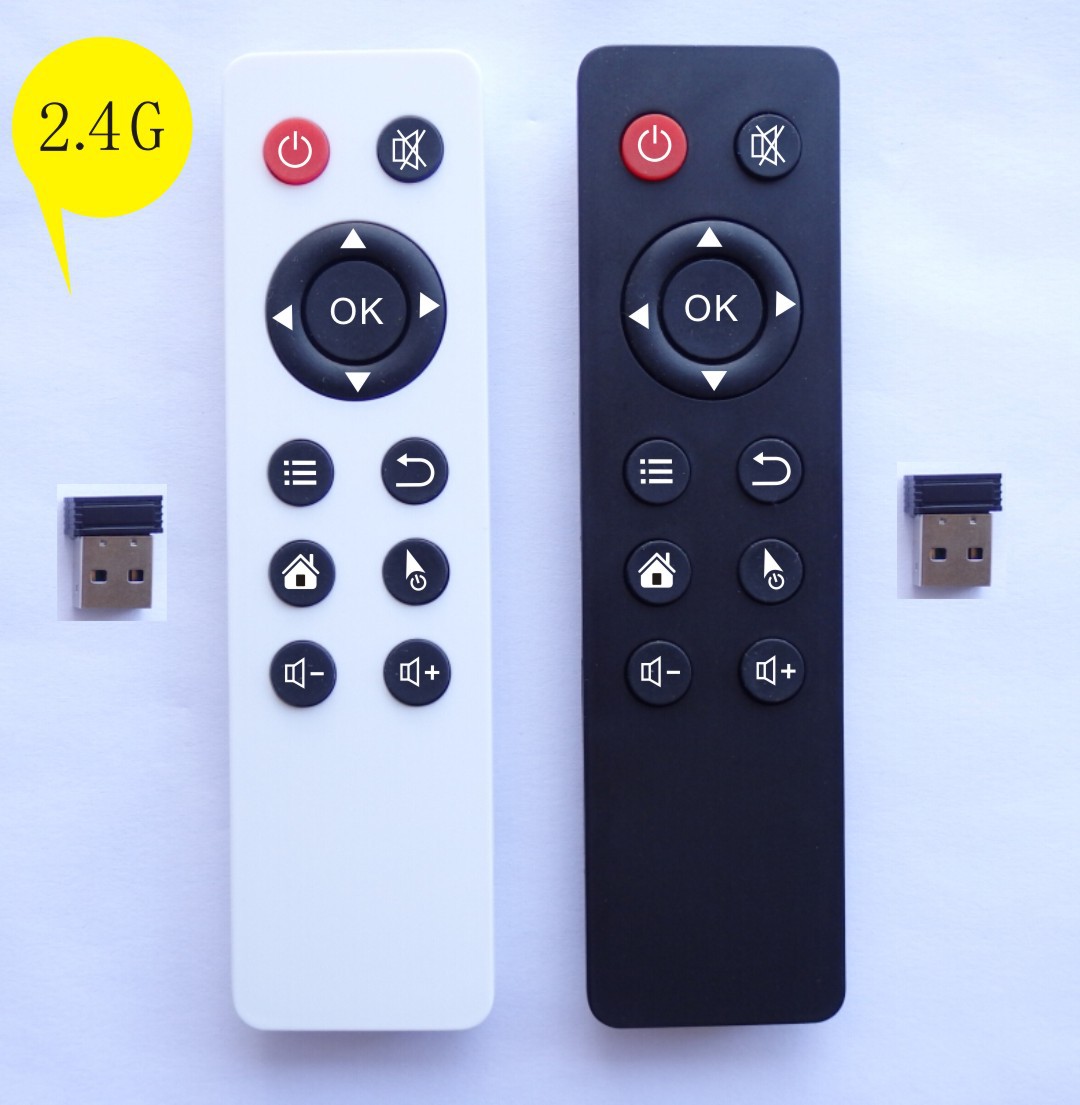 新款安卓系统用2.4g带usb接收器无线遥控器电脑遥控器,jqh金泉汇