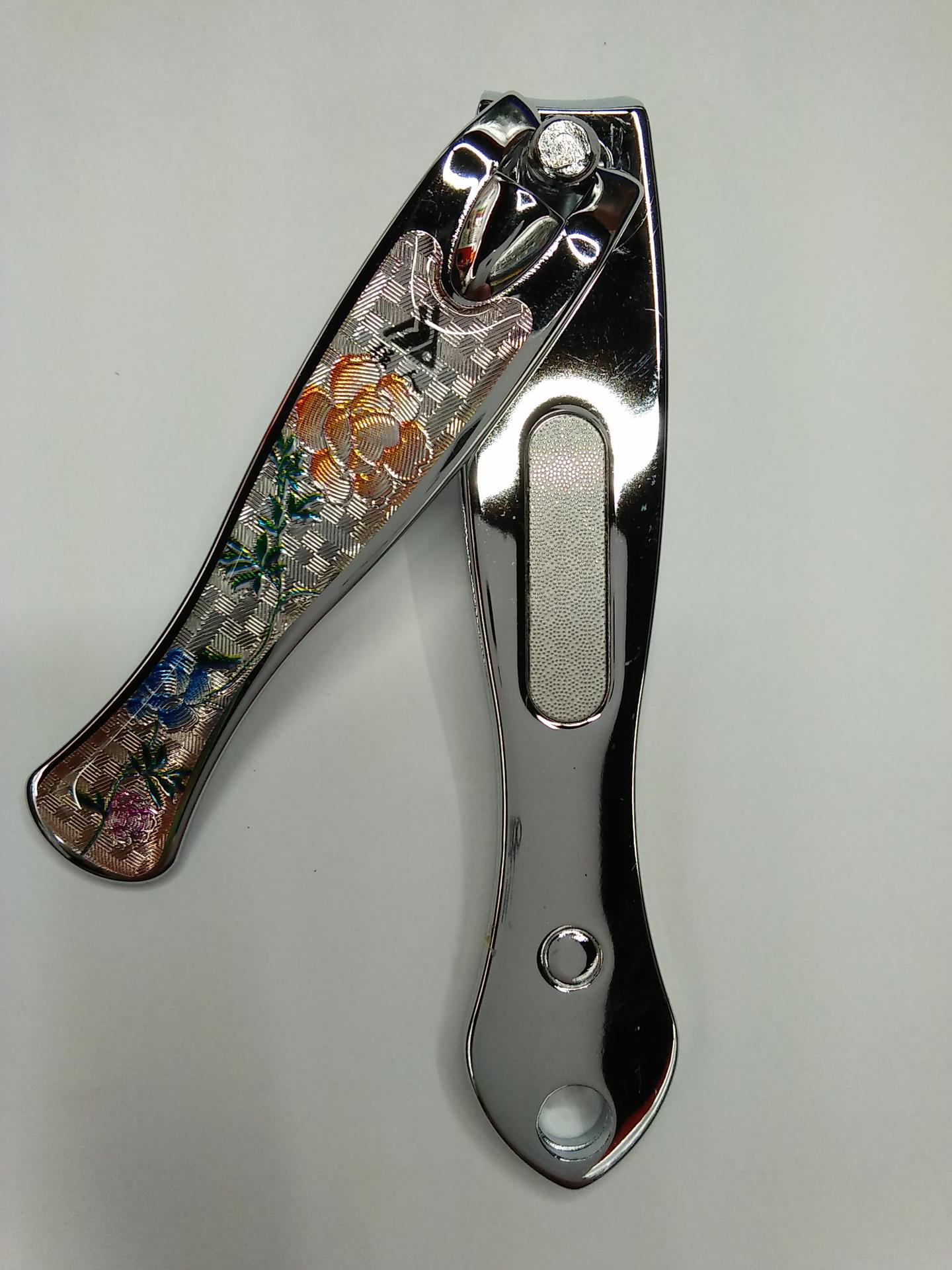 强人不锈钢指甲刀剪甲刀精品指甲钳大号qr641e 一盒12个