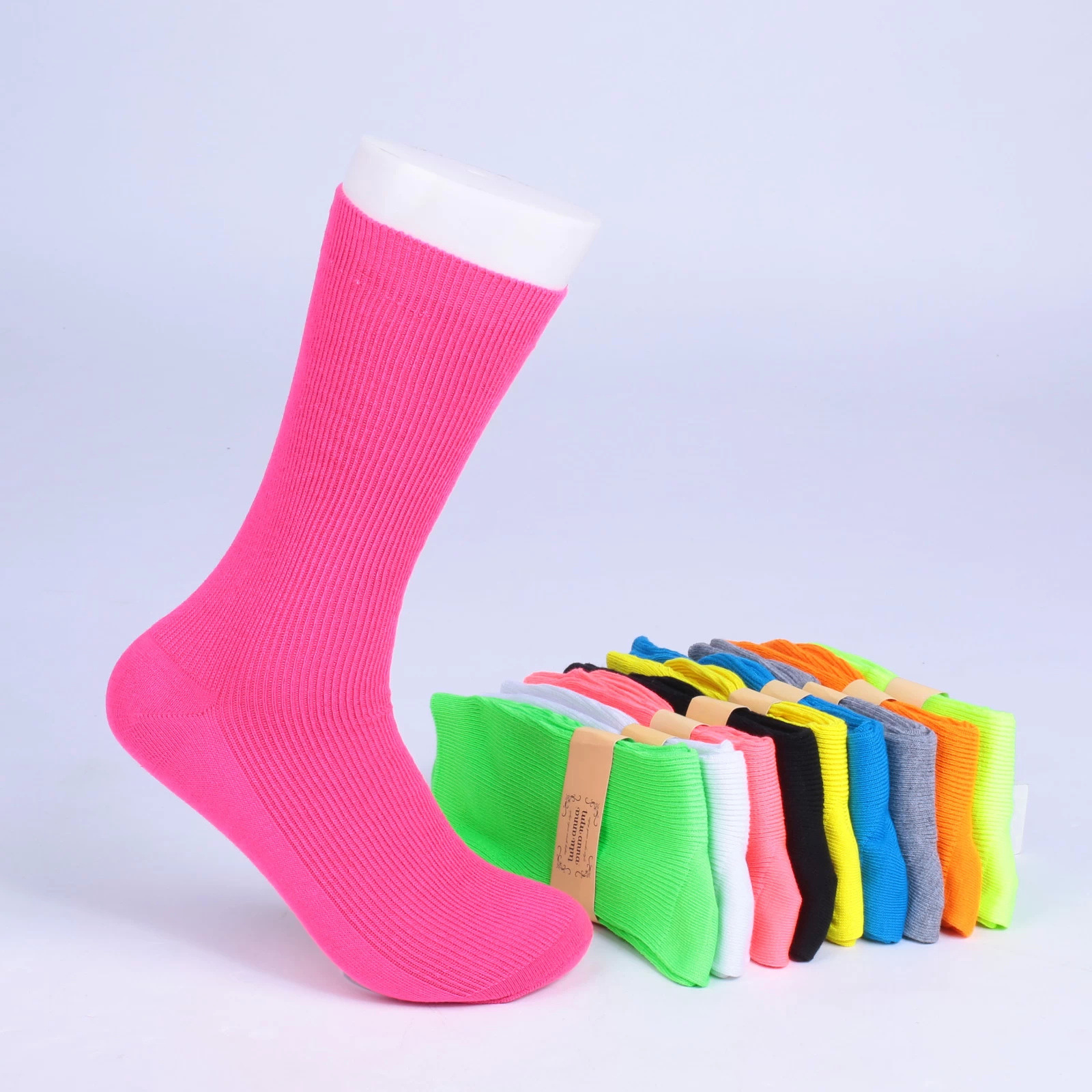 经典时尚热卖潮款女士荧光袜 诸暨厂家直销批发