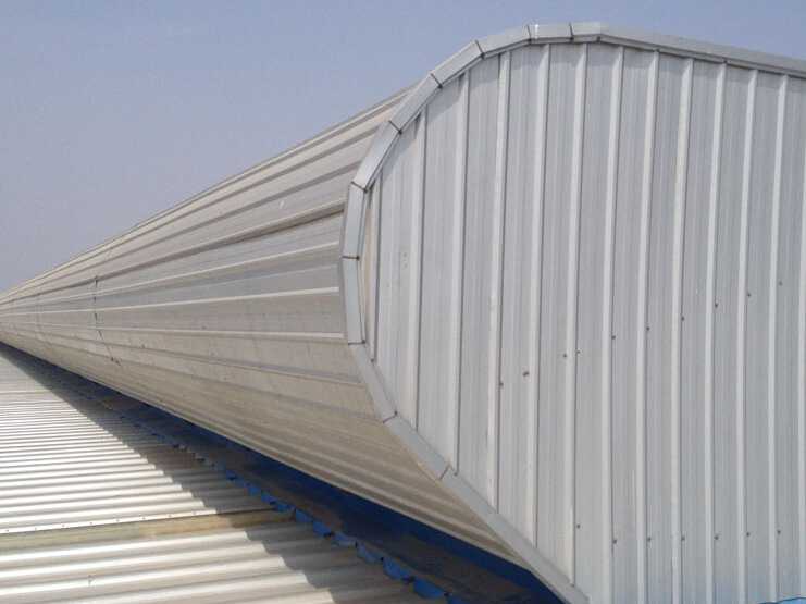 钢结构厂房气楼厂房通风天窗厂房风机吊扇恒辉机电