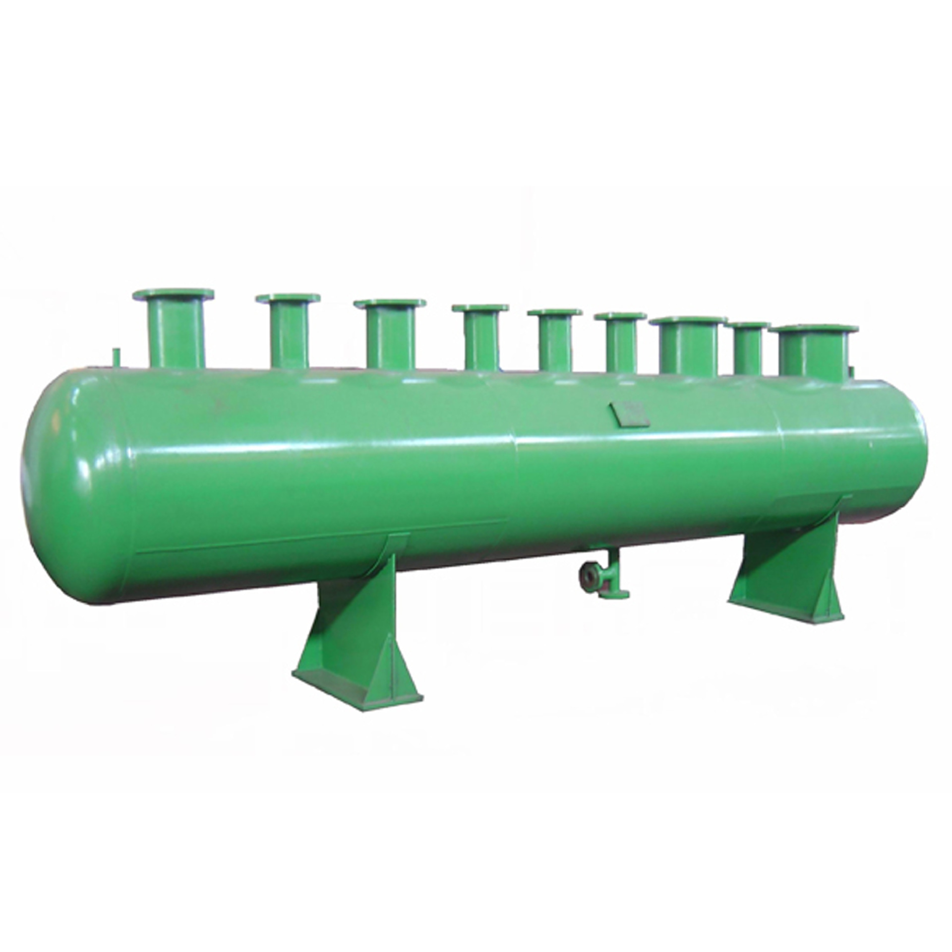 中央空调机房分集水器 山东骏达碳钢不锈钢分集水器 可按图制作