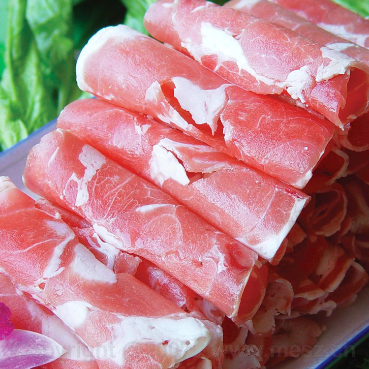 生鲜**好品质 100%纯羊肉卷 a级羊肉卷500克 火锅.