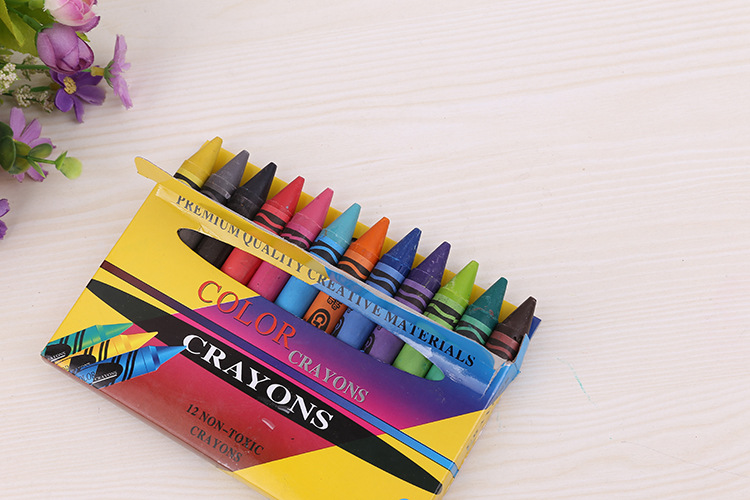1儿童蜡笔 批发美术文具绘画画工具笔 宝宝儿童美术用品