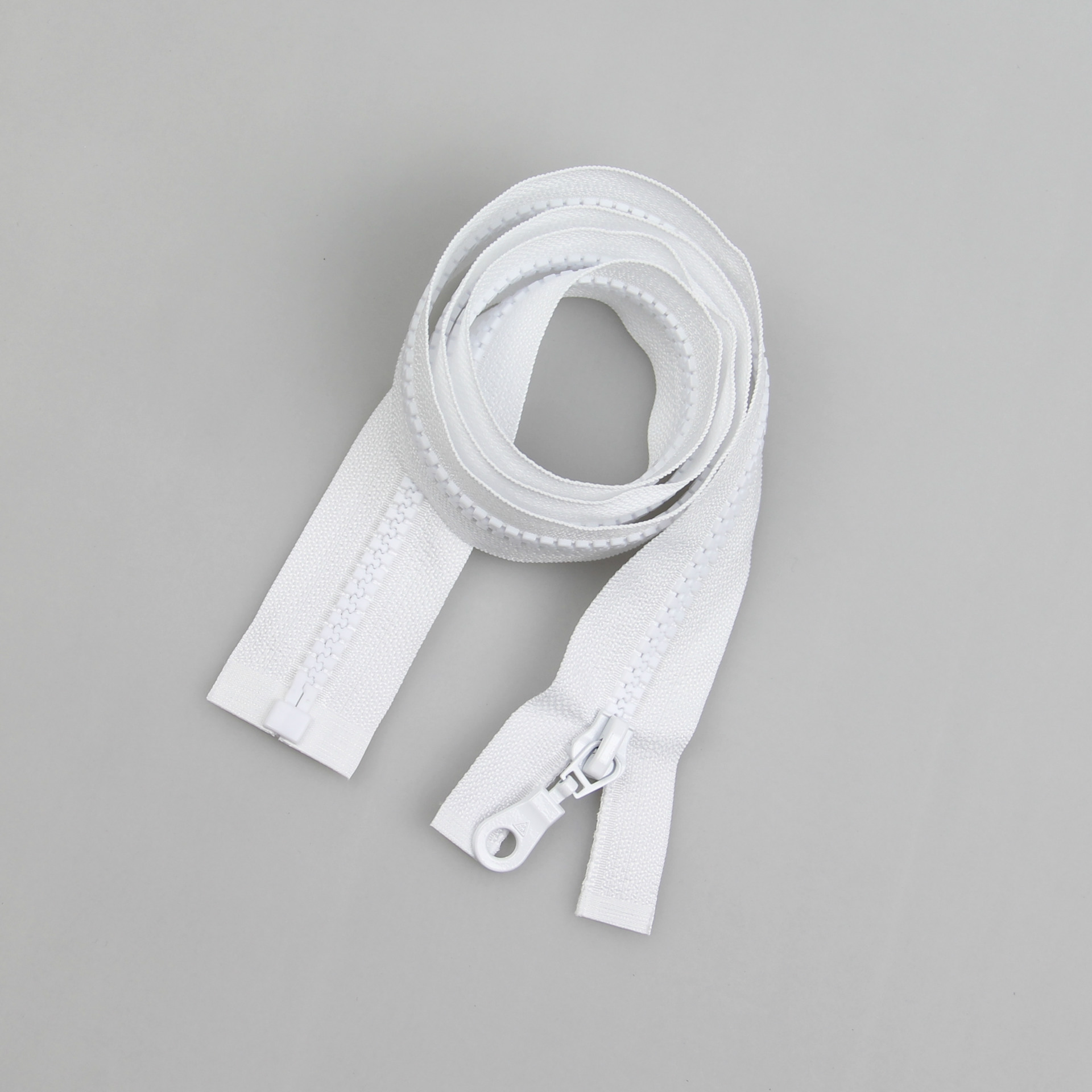 可搭配39色缝纫线 5#树脂拉链白色开尾80cm 产品遍布