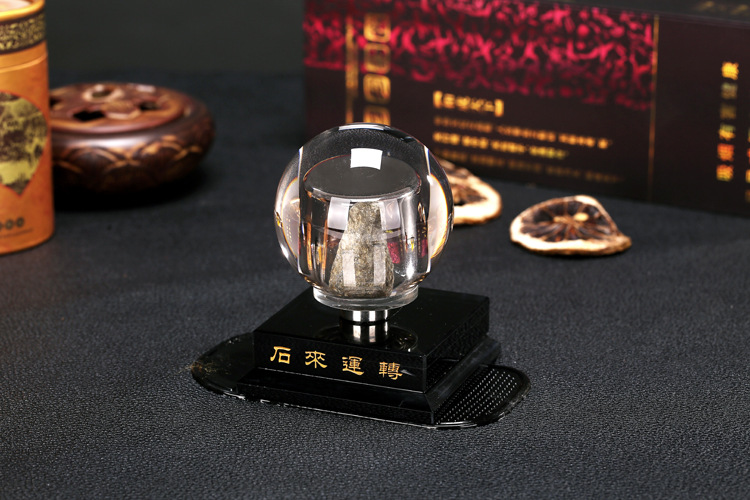 新款石来运转水晶车载香水座汽车摆件 工艺品装饰 义乌精品批发