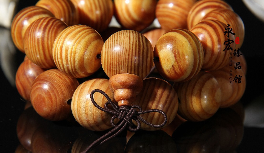 帝王血龙木木佛珠手串 男女款情侣手链 木质工艺品 红木文玩批发