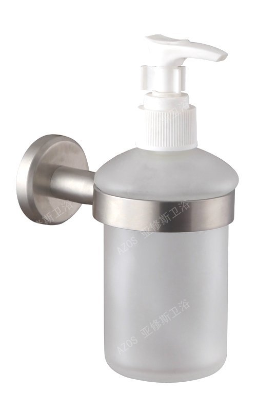 跨境厂家 304不锈钢abs皂液器菜盆配件 不锈钢五金卫浴挂件皂液瓶