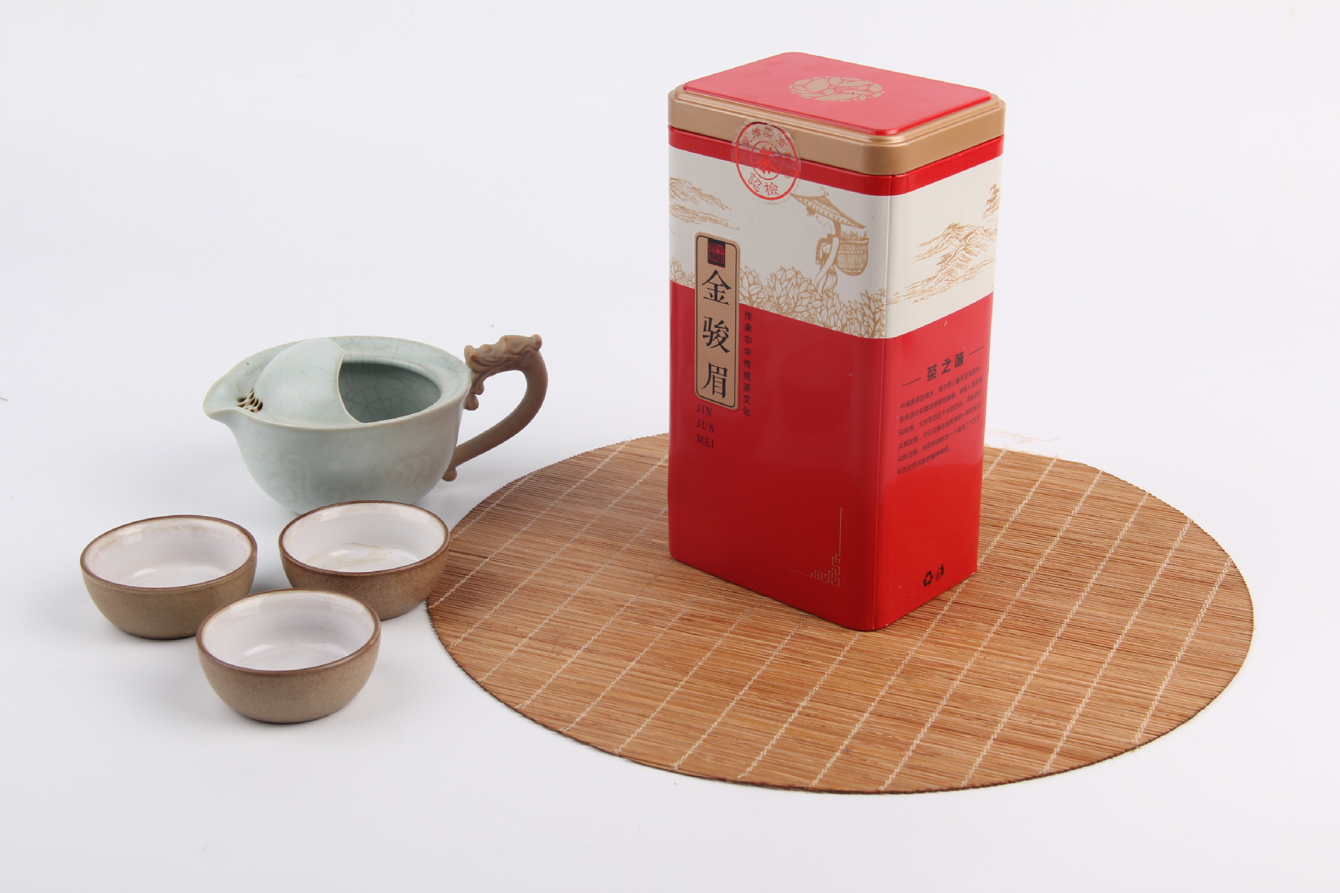 茶叶武夷山桐木关蜜香红茶金骏眉礼盒装250g