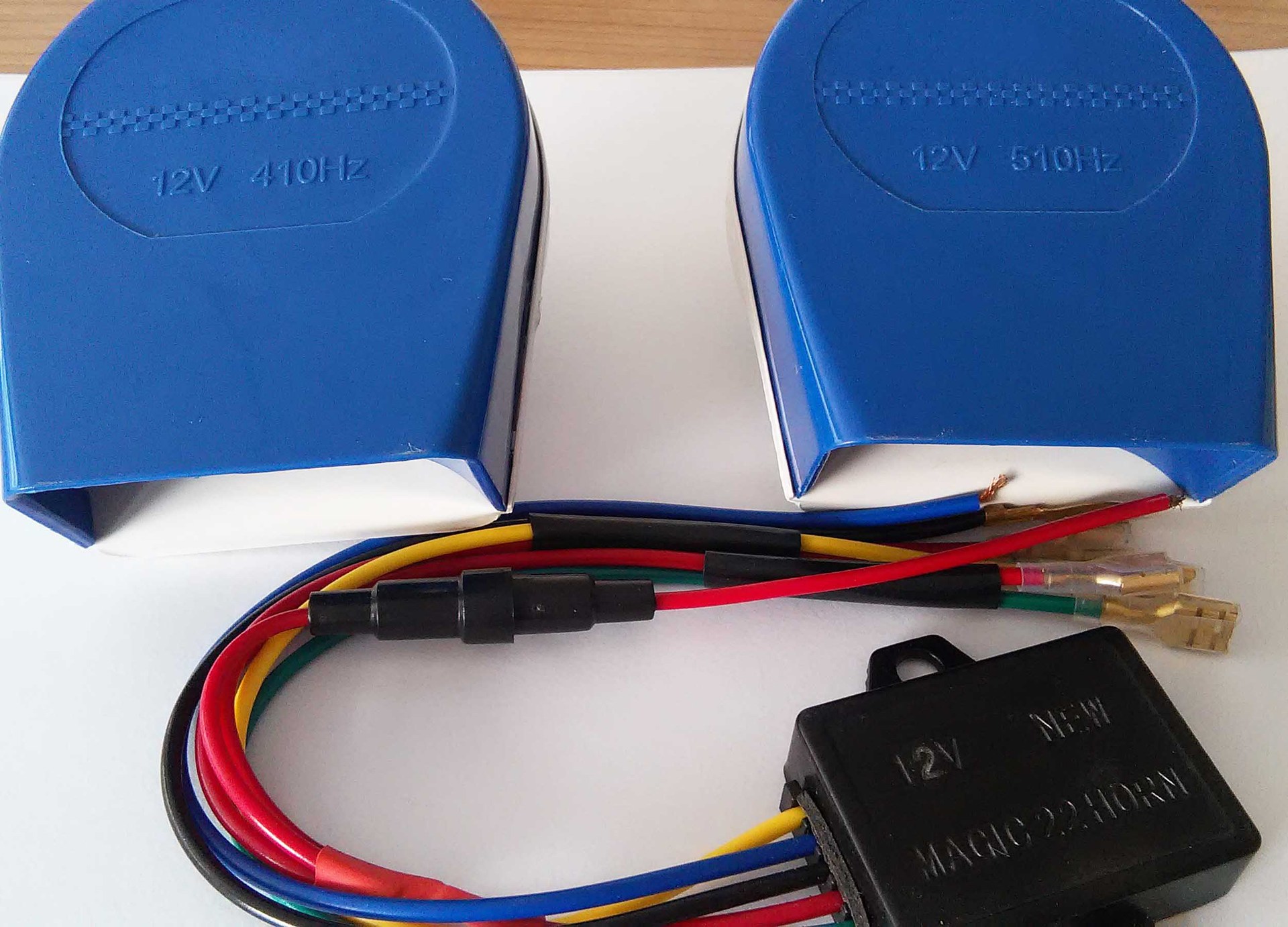 鬼火多音喇叭八音鬼火改装回音喇叭汽车踏板车摩托车多音喇叭