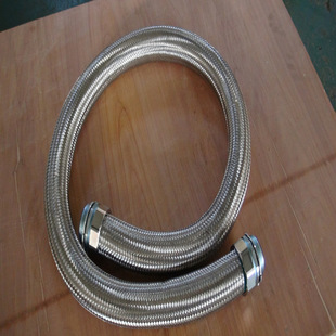 热销包邮不锈钢丝编织防爆金属软管 平包硅胶棉线软管 穿线防爆管