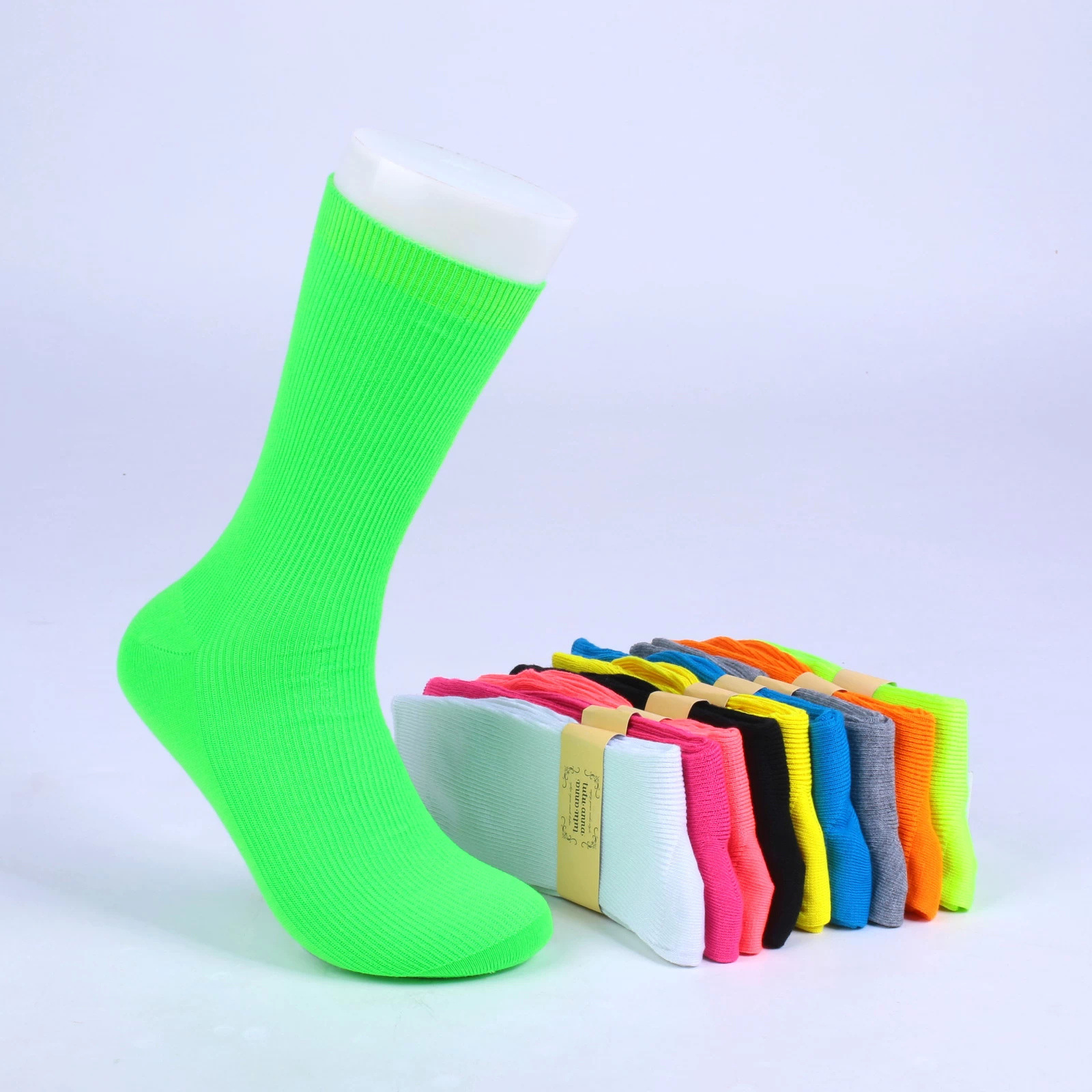 经典时尚热卖潮款女士荧光袜 诸暨厂家直销批发