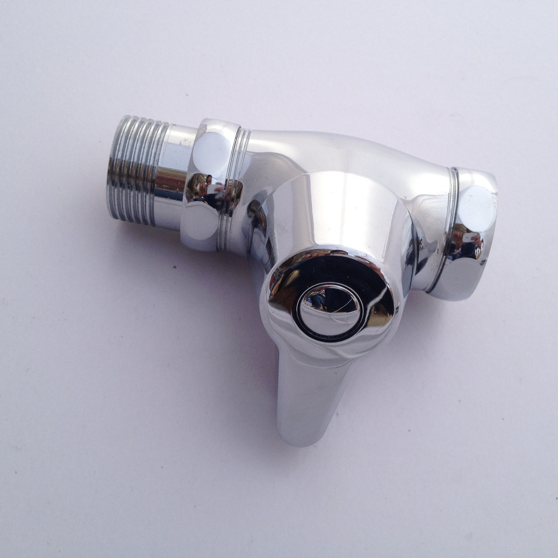 6分快开厕所大便池手动阀冲洗阀蹲便器冲水阀 6*6快开铜壳体