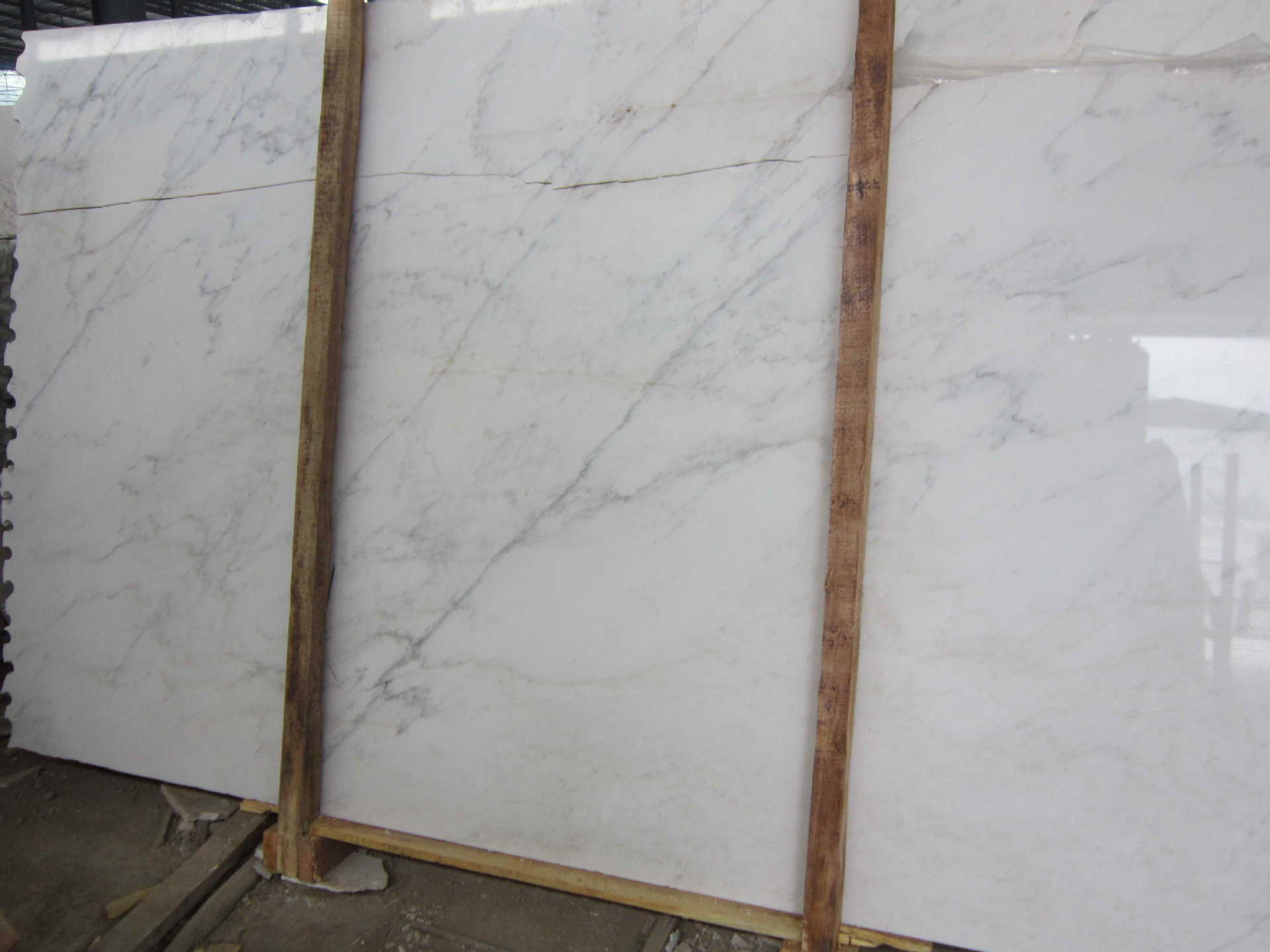 东方白a级大板出口品特级细花白