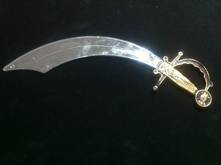 万圣节用品武器装备加勒比海盗刀 海盗武器装备道具儿童玩具
