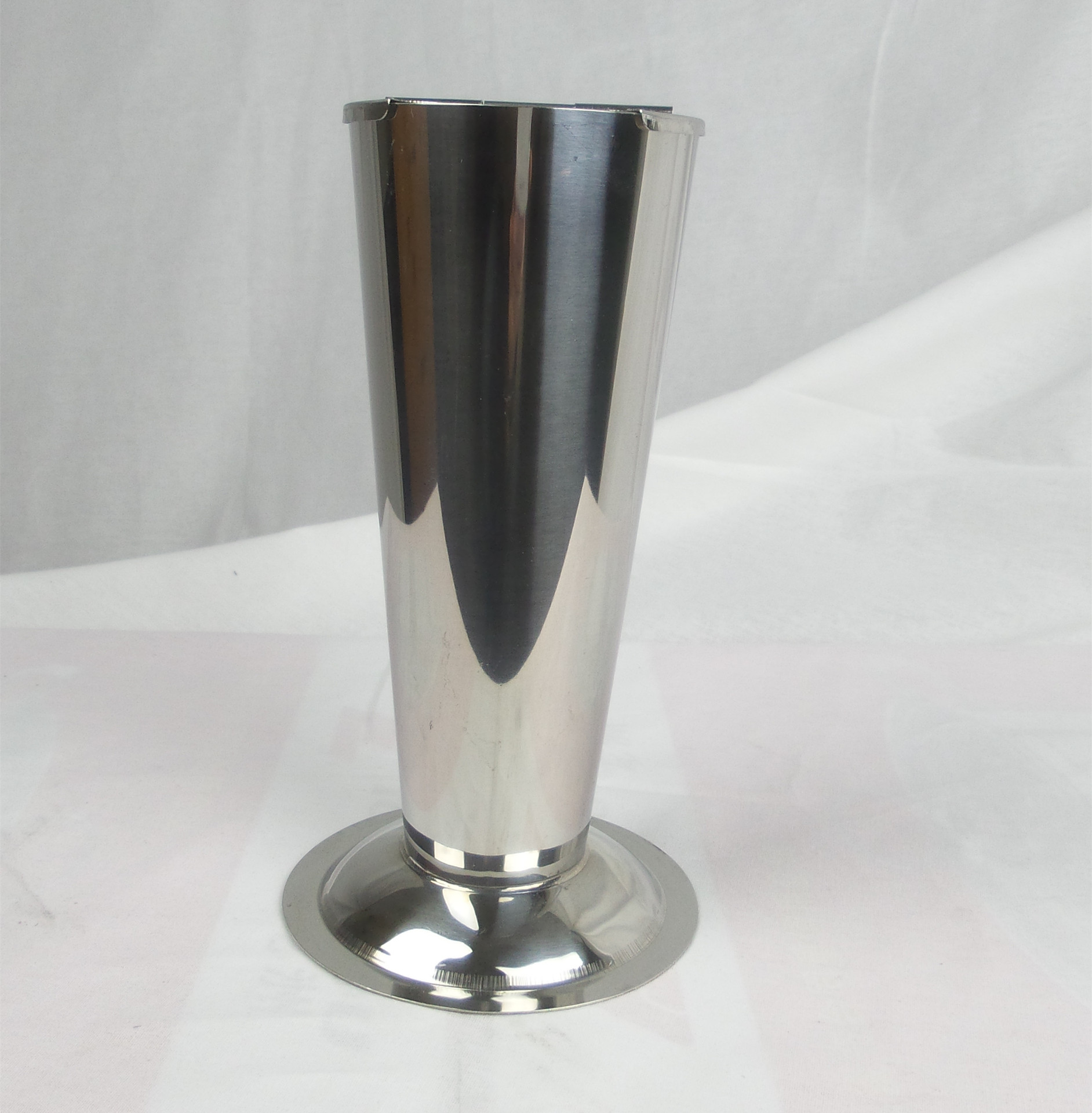 倒锥型不锈钢镊子筒/镊子桶/泡镊筒/镊子