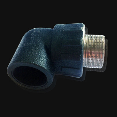 优质pe外丝弯头 规格20-63 给水管件 规格齐全厂家批发