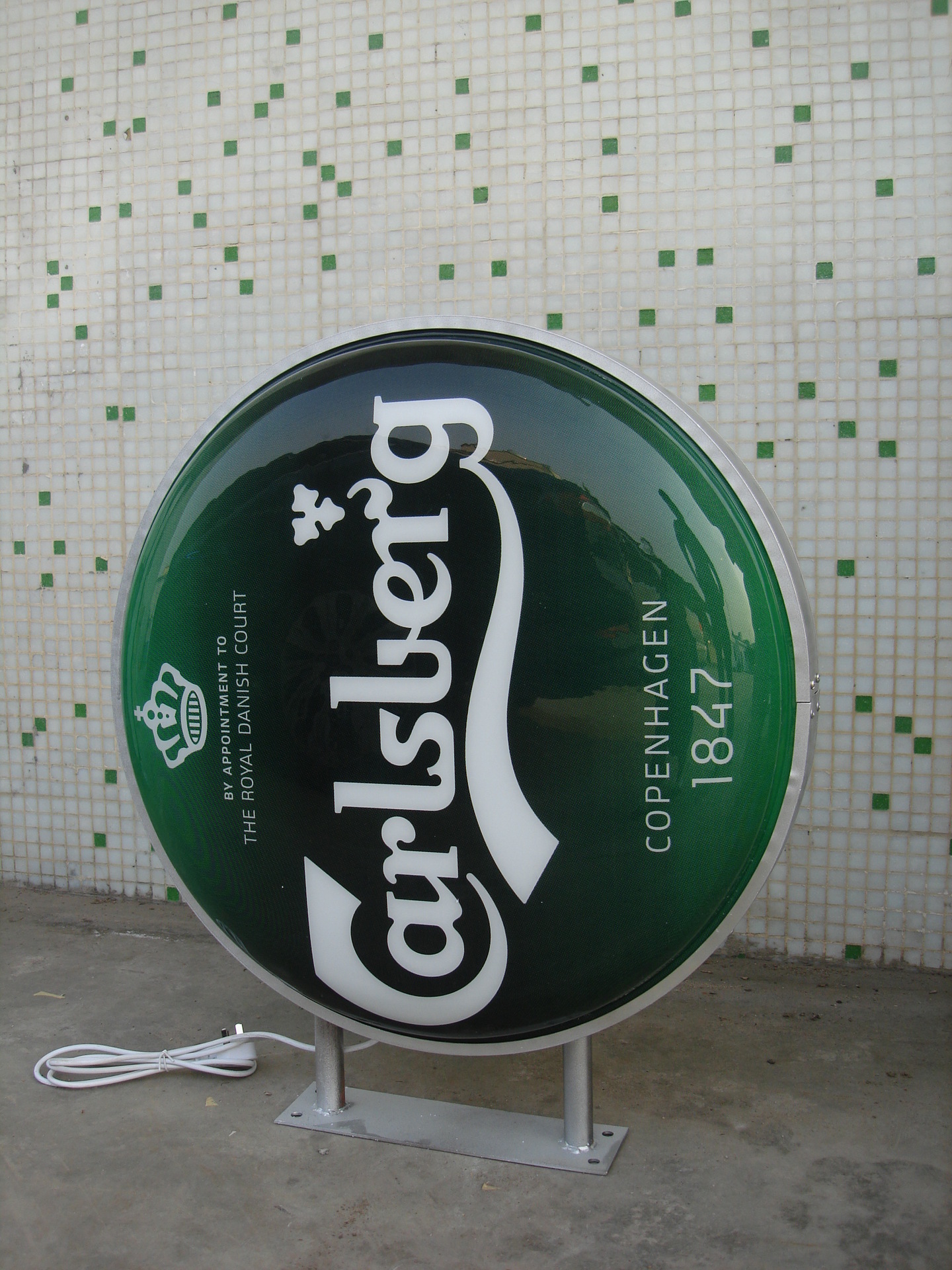 灯箱批发圆形灯箱吸塑亚克力户外防水灯箱侧招广告牌厂家定制