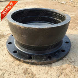 承插法兰 球墨铸铁 dn300短管甲 球墨铸铁管管件现货价格