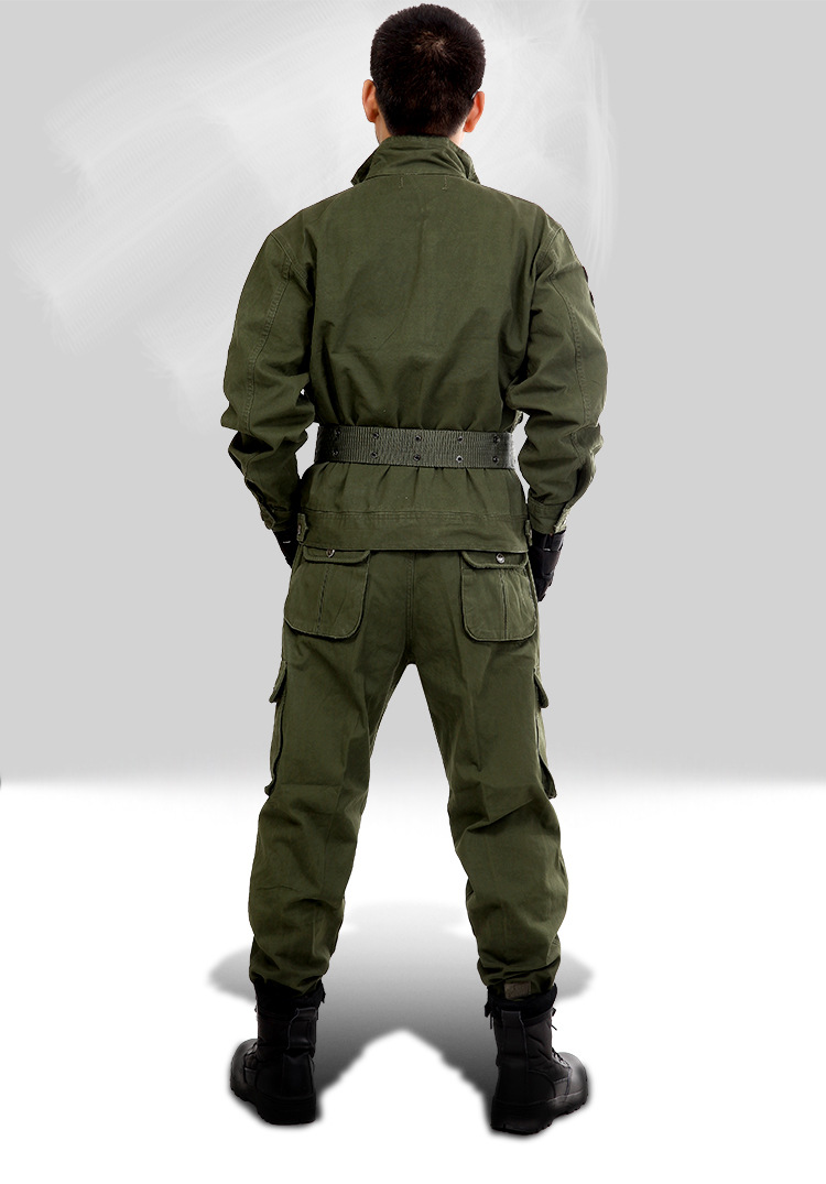 新款101空降师迷彩套装男特种兵军绿作训服耐磨防刮迷彩服