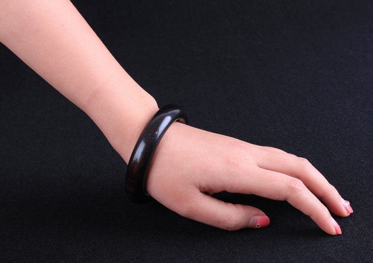 善信缘印尼黑檀手镯民族风乌木手镯 木质手环时尚手饰品批发