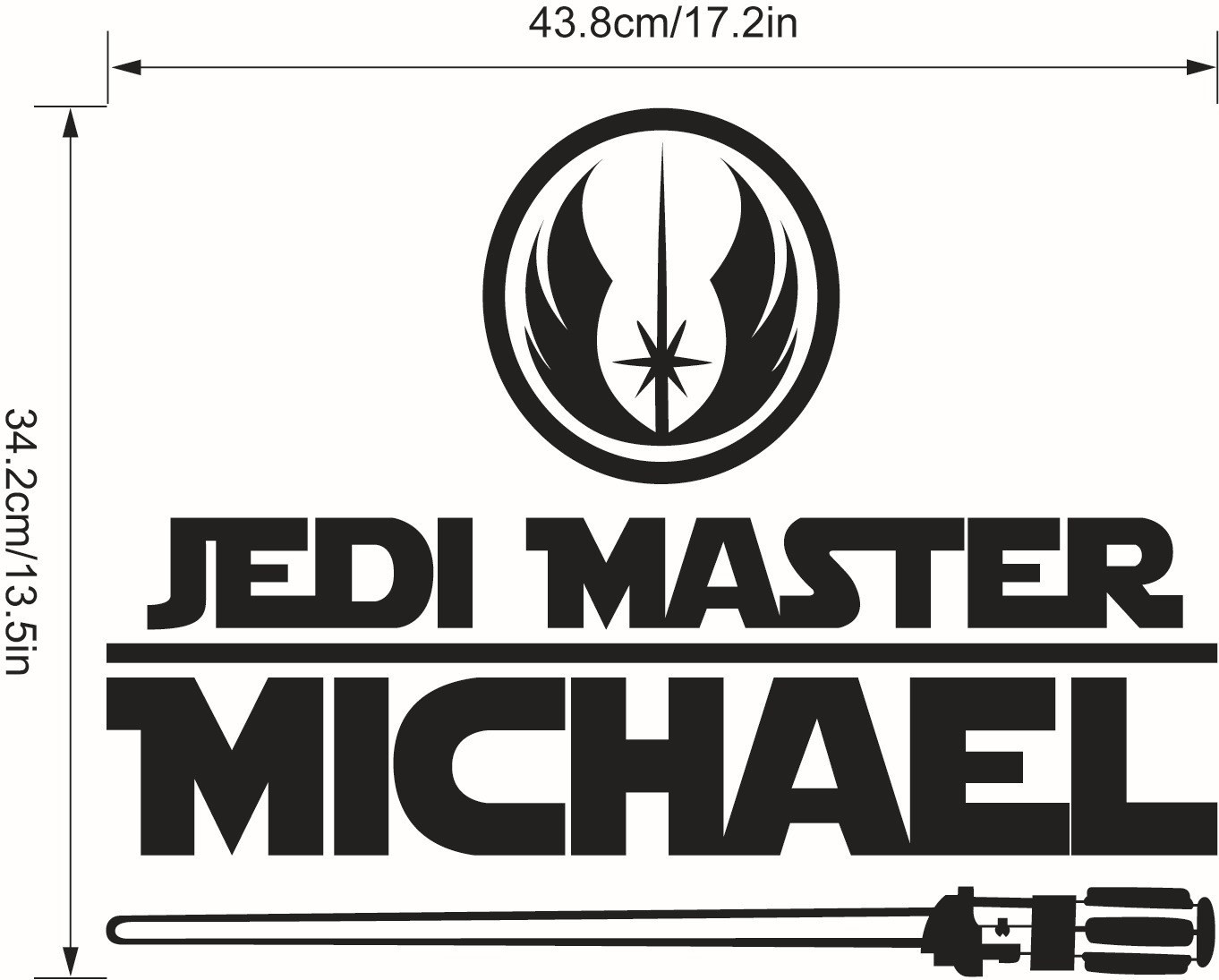 外贸星球大战starwar人物外贸箴言墙贴可移除客厅卧室装饰贴画w-7