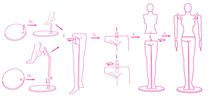 服装模特 高光白色假人体橱窗道具女全身模特 服装展示假人