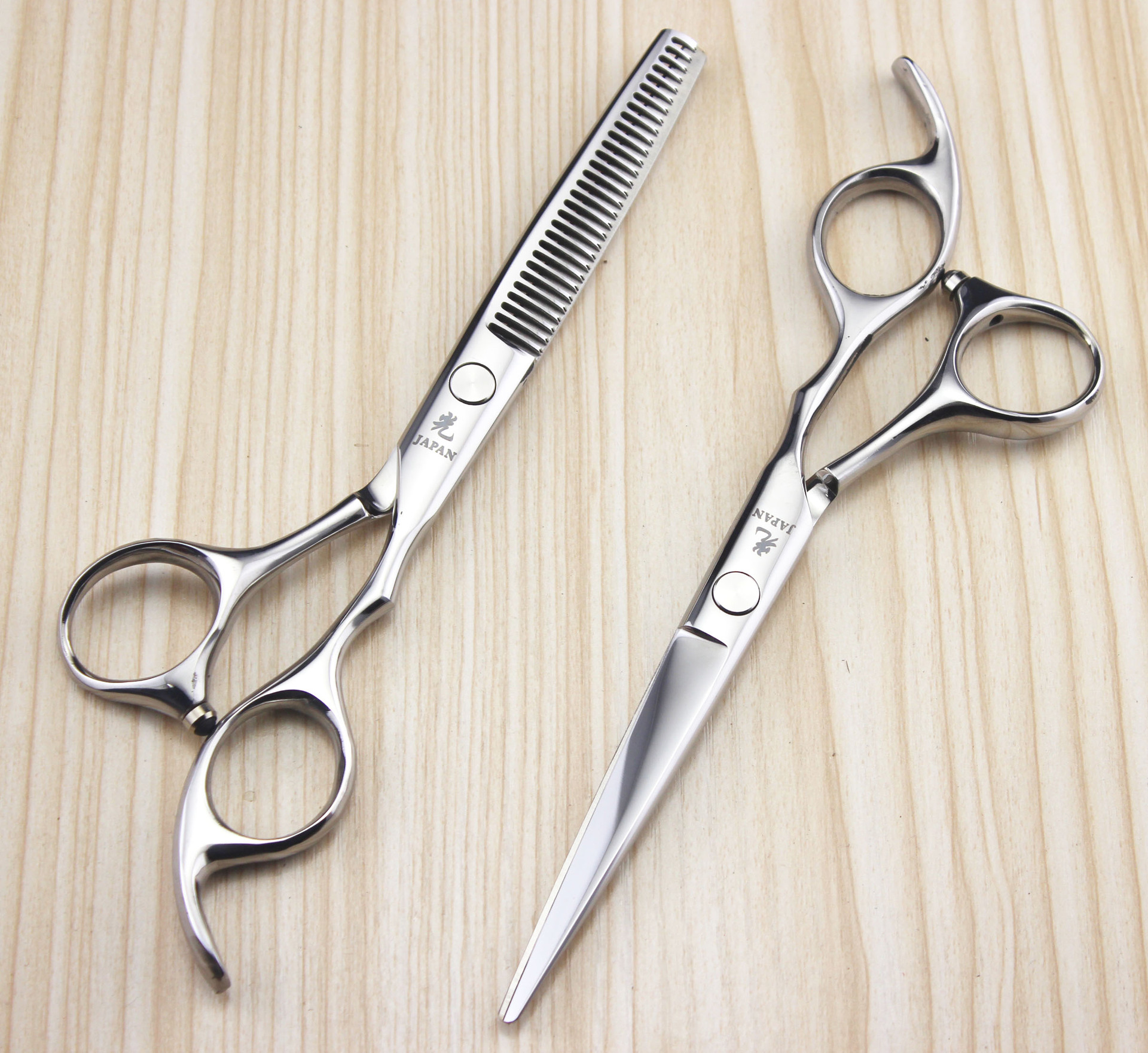 日本 光剪 美发剪刀 平剪 牙剪